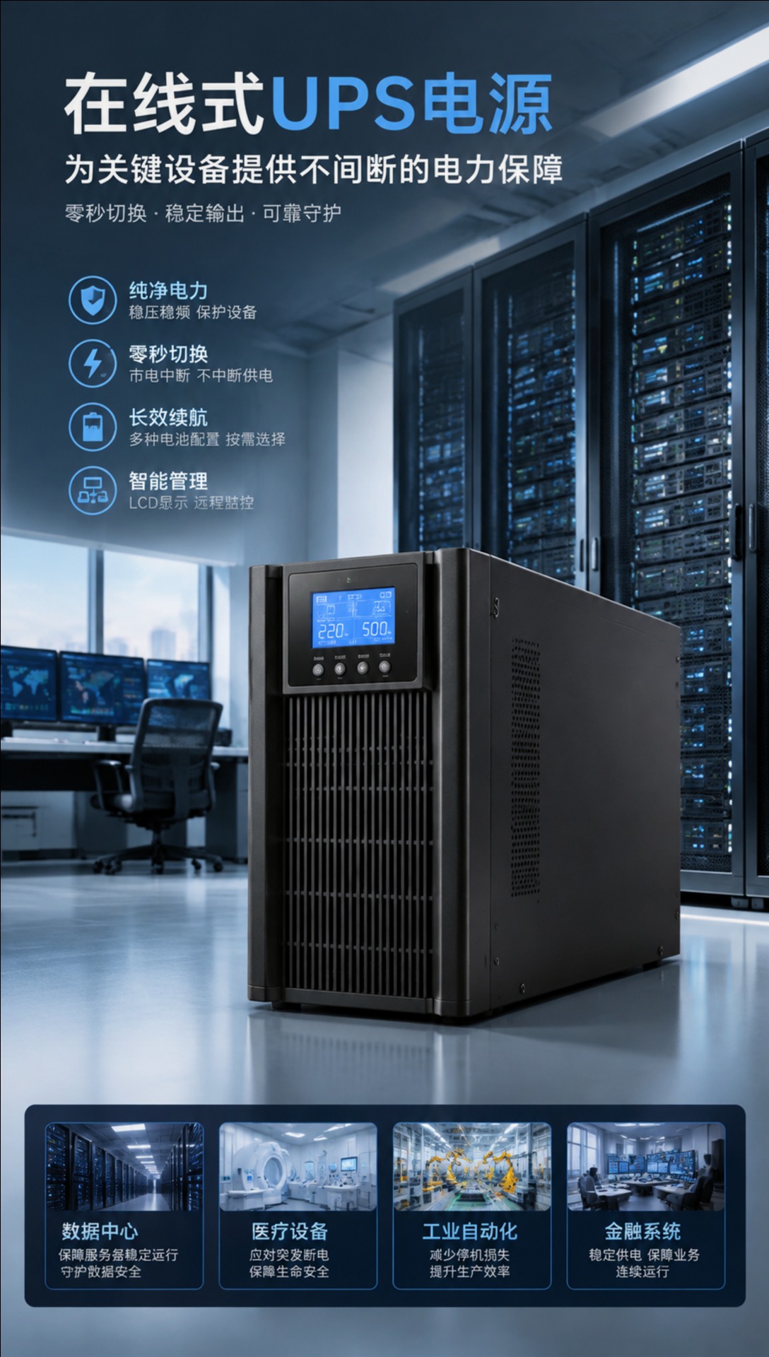 临汾UPS电源高频UPS电源